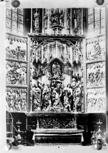 Krakau St Mariakerk retabel van het hoogaltaar uit het atelier van Wit Stwosz, Bestanddeelnr 190-1003