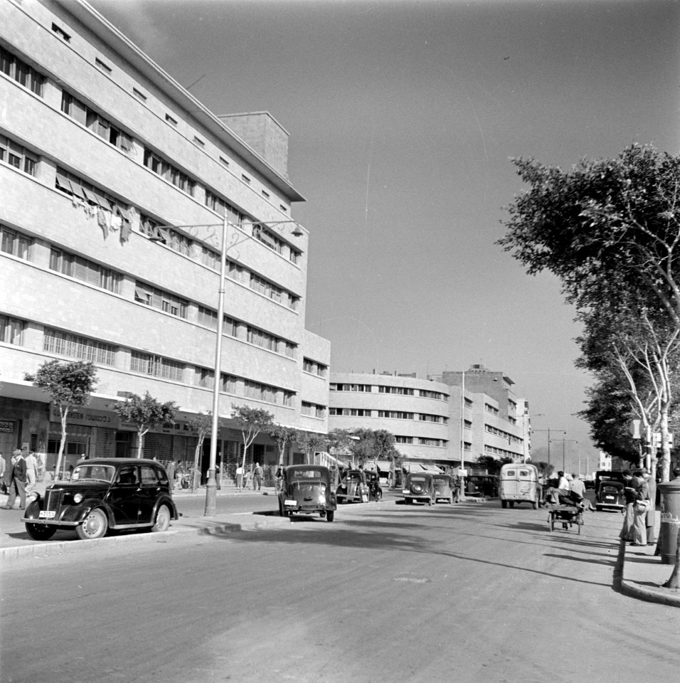 Kingsway, de hoofdstraat van het havengebied, Bestanddeelnr 255-0227