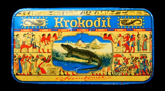 Krokodil tabak blikje, Steinbomer & Lubinus, foto1