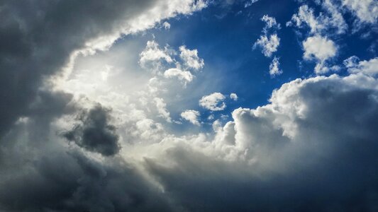 Cloudscape outdoors cloudy photo