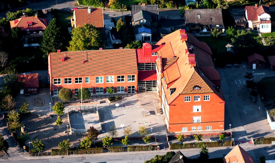 Kulladalsskolan–flygbild 06 september 2014