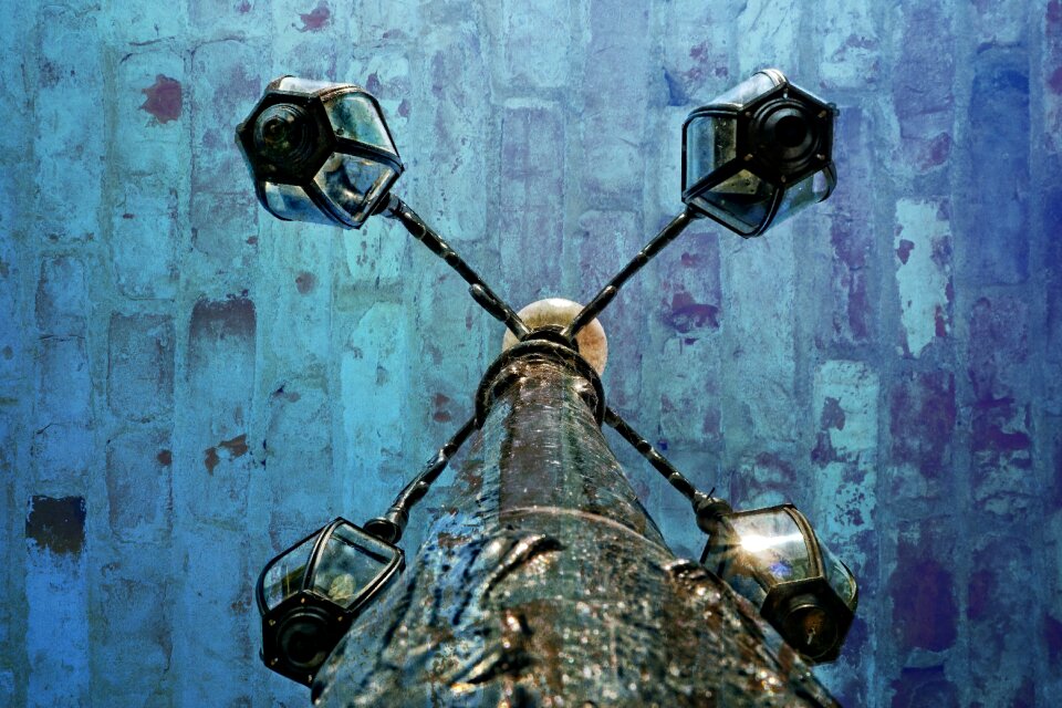 Architecture street lamp lighting