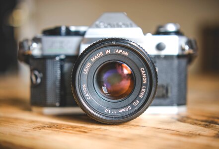 Canon blur wooden
