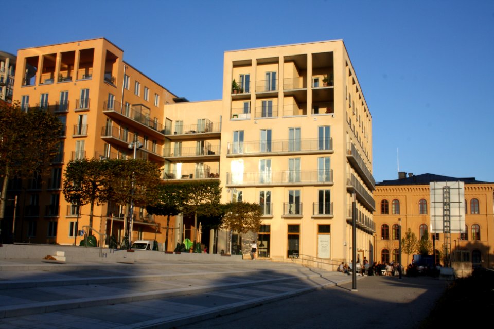 Kungliga Musikhögskolan augusti 2016 bild 1 med Stadion