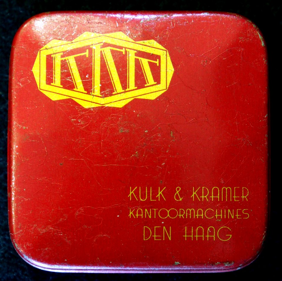Kulk & Kramer Kantoormachines, Den Haag inkt lint doosje