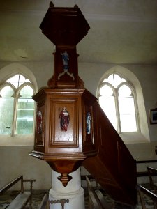 Dommery (Ardennes) église, chair