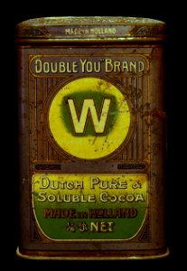 Double You brand, Dutch Cocoa 0,25lbs blik, foto 3