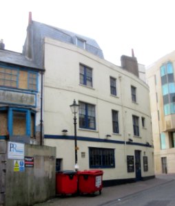 Doctor Brighton's pub, 16 King's Road, Brighton (NHLE Code 1381637) (December 2016) (Rear Elevation)