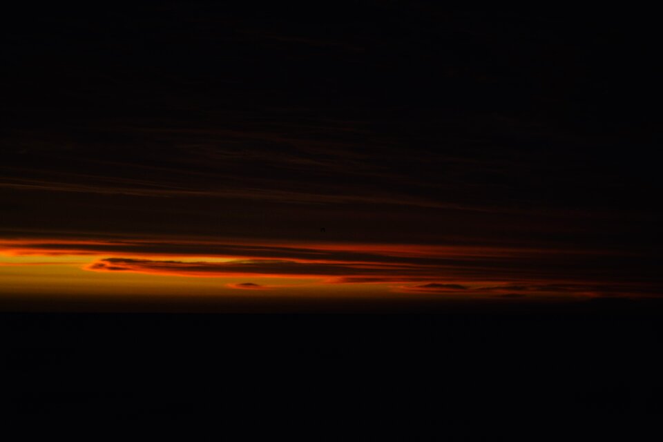 Dark night sky