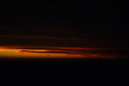 Dark night sky