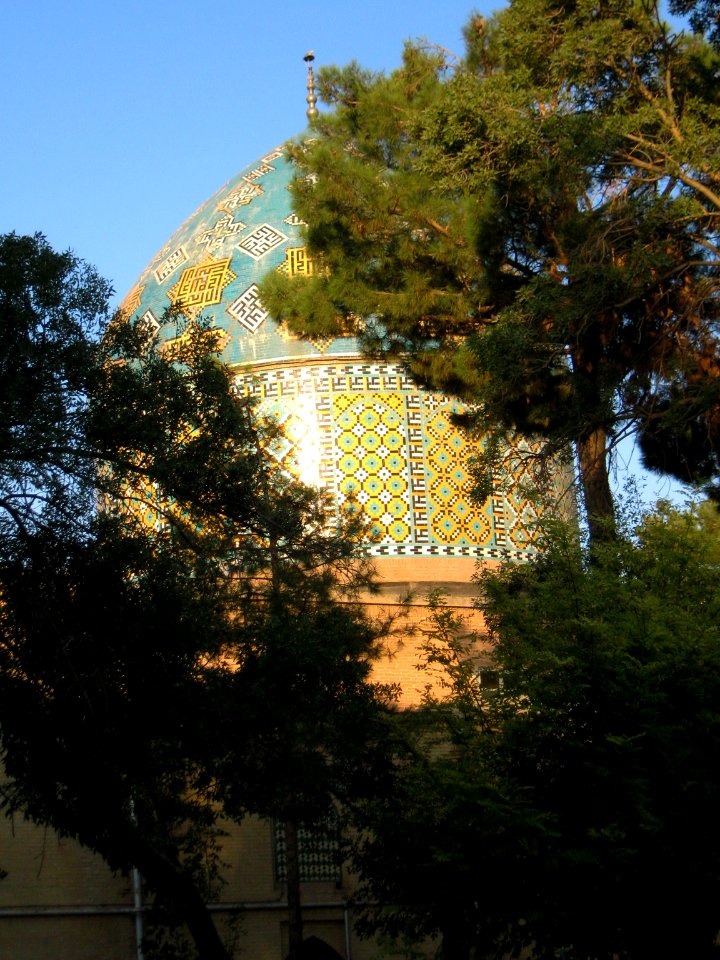 Dome of Mahruq Mosque - sunset - Nishapur 1