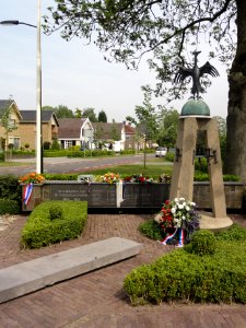 Doornenburg (Lingewaard) oorlogsmonument op plaats verwoeste kerk