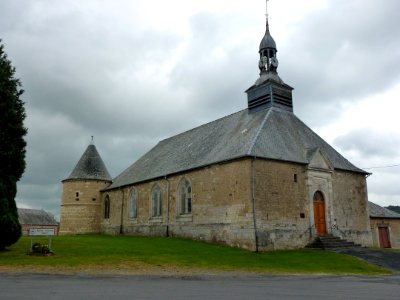 Dommery (Ardennes) église Sainte-Madeleine, extérieur (1)