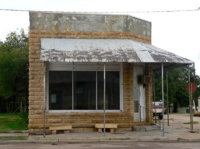 Dorrance State Bank bldg from W 1