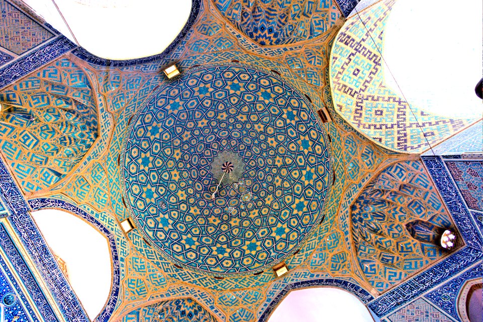 Dome of Jamh Mosque, Yazd, Iran