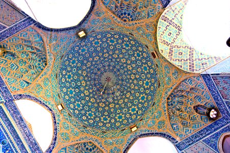 Dome of Jamh Mosque, Yazd, Iran