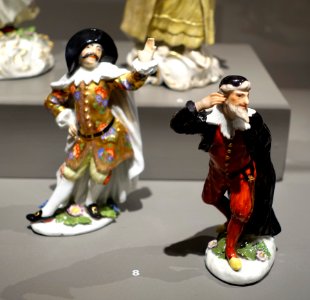 Doctor Boloardo and Pantaloon, Peter Reinicke, Meissen Porcelain Factory, c. 1743-1745, hard-paste porcelain - Wadsworth Atheneum - Hartford, CT - DSC05238