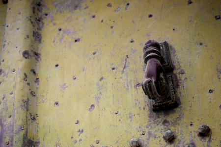 Door knocker at the Shrine of Nahum in alQosh