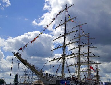 Ship the waterfront sailboats photo