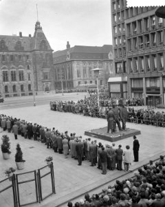 Dodenherdenking 1961 te Rotterdam, Bestanddeelnr 912-4436