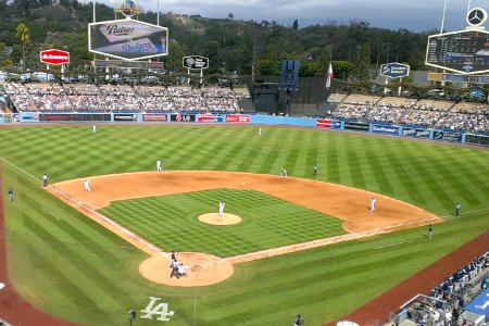 Dodger Stadium field from upper deck (crop)
