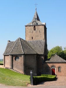 Dodewaard Rijksmonument 12933 NH kerk Dodewaard achterkant