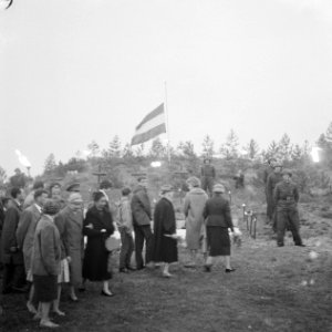 Dodenherdenking op de Waalsdorpervlakte, 1961, Bestanddeelnr 912-4553