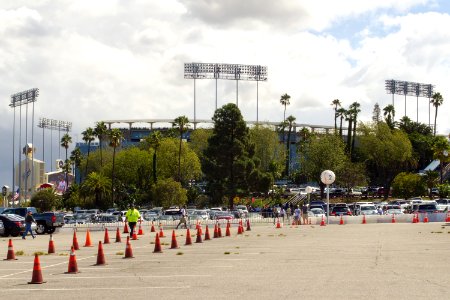 Dodger Stadium view from west 2015-10-04