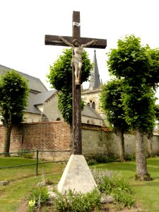 Dizy-le-Gros (Aisne) croix de chemin