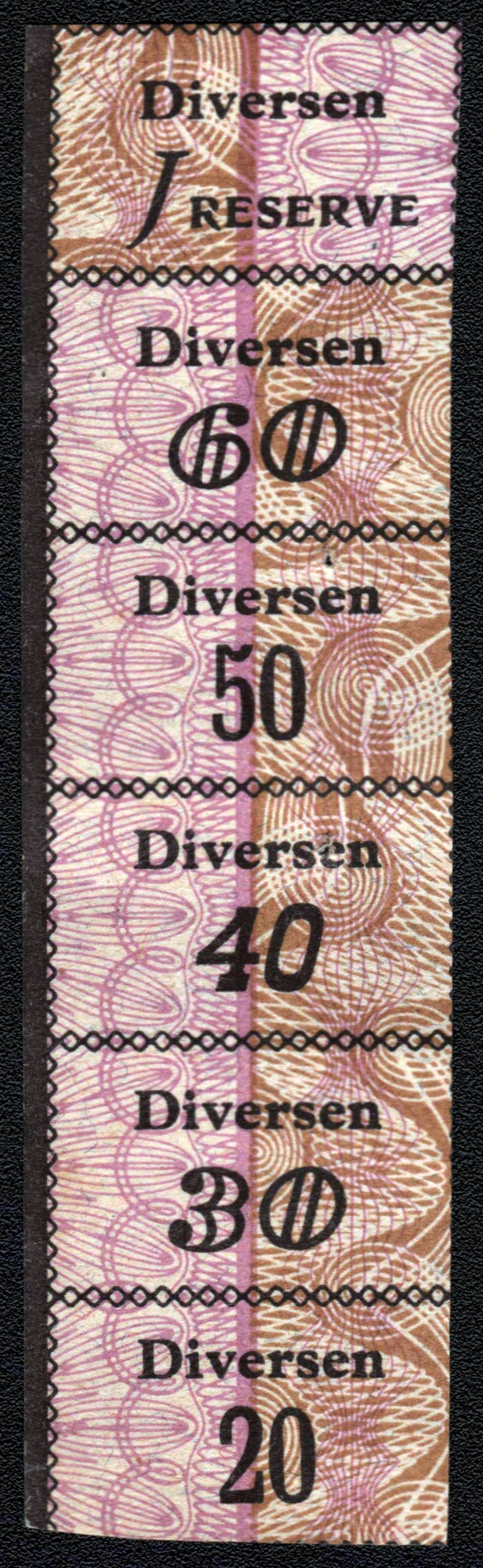 Diversen distributiebonnen
