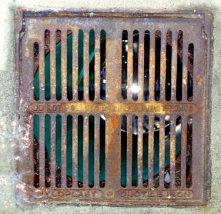 Do Not Pollute Drains to Waterways, Nyloplast Ductile Iron - drain cover - Beacon Hill - Boston, MA - DSC02367