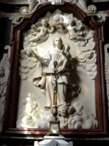 Doulaincourt, église Saint-Martin, retable dit de la Vierge, detail