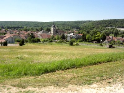 Doulaincourt, village vu du cimetière
