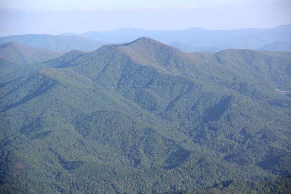 Doubletop Mountain, North Carolina viewed from Waterrock Knob, May 2017 1