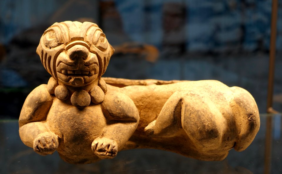 Dog - Monte Alban pottery - Ethnological Museum, Berlin - DSC00896