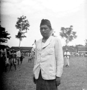 Djember (oost-Java) Dit is Kjai Dophir, tot voor kort een geducht tegenstander., Bestanddeelnr 13319