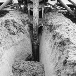 Drainage, industrieterreinen, graafbomen, Utrecht, Bestanddeelnr 168-0328