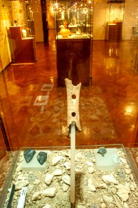 Divje Babe flute in the National Museum of Slovenia