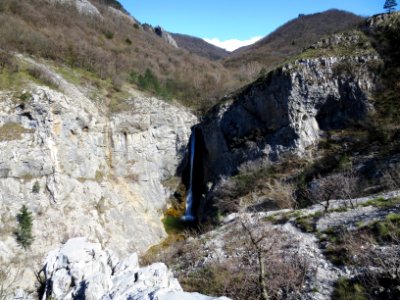 Dolina Glinščice - Val Rosandra - slap