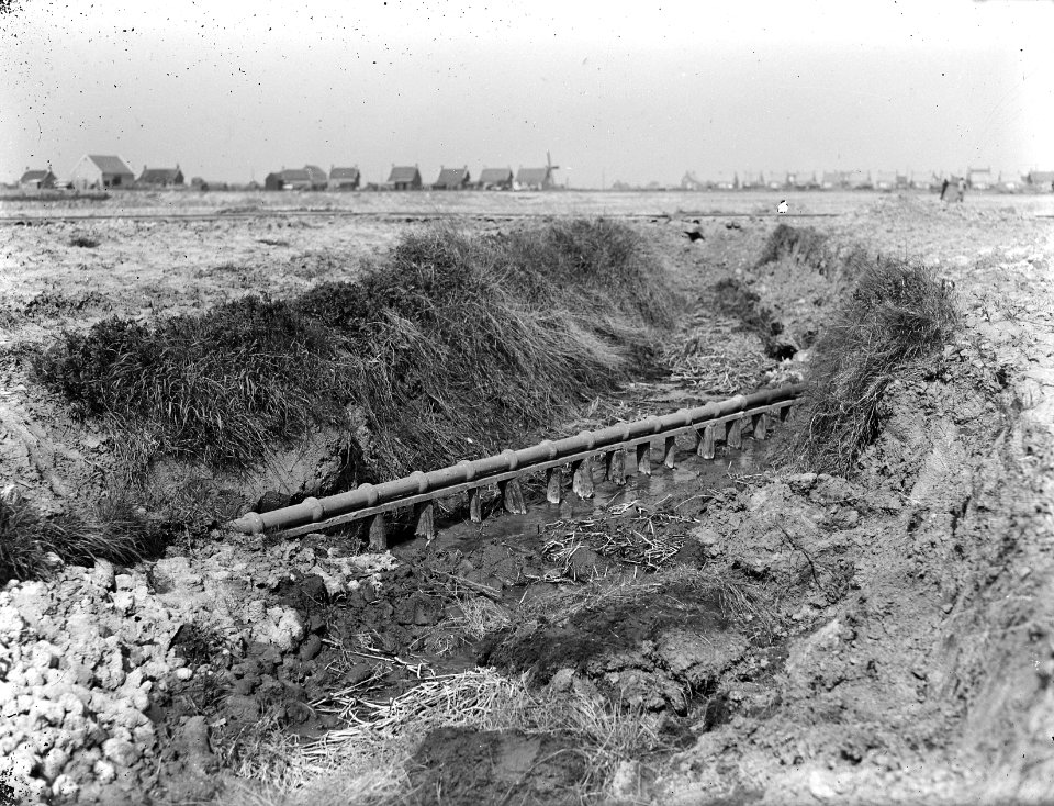 Drainage, drainbruggen, Bestanddeelnr 160-0309