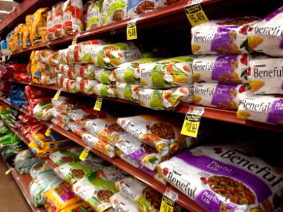 Dog food aisle