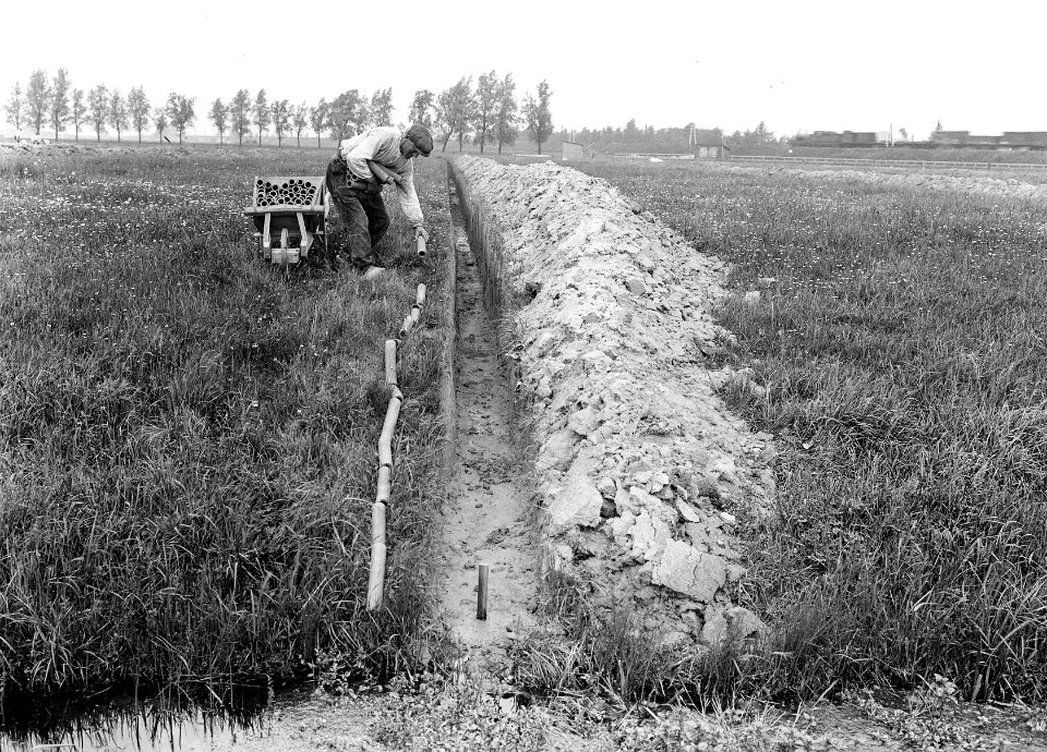 Drainage, drainbuizen, Bestanddeelnr 192-0719