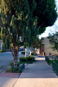 Downtown Whittier, Greenleaf Ave, west side of street