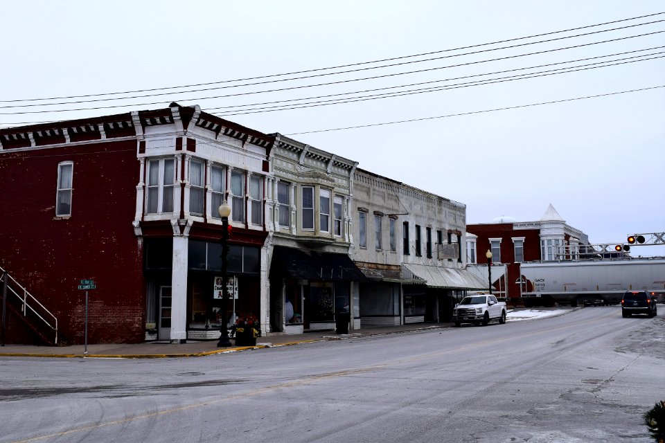 Downtown Monroe City, Missouri