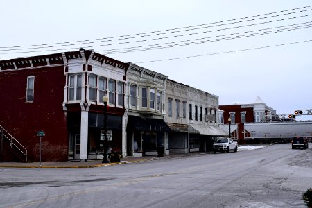 Downtown Monroe City, Missouri