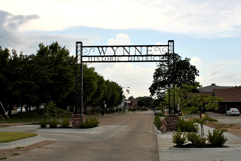 Downtown Wynne, AR Entrance