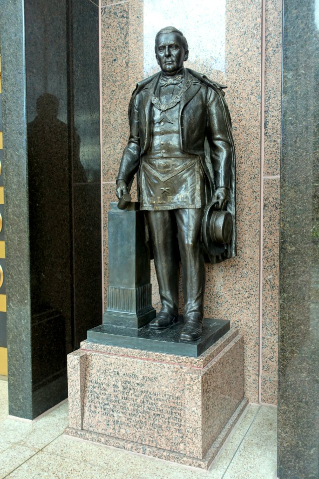 Dr. Anson Jones - Lorenzo de Zavala State Archives and Library Building - Austin, Texas - DSC08350