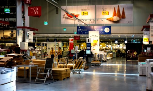 Down by the checkout area in IKEA Torp Uddevalla photo