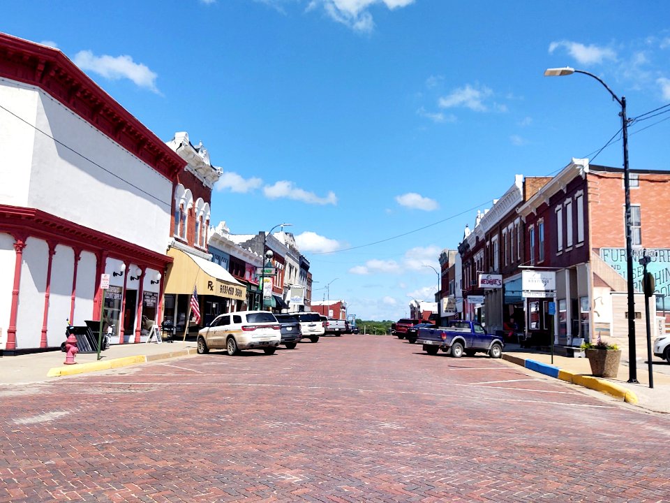 Downtown in Bedford, Iowa