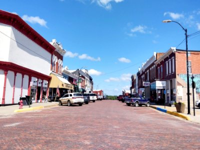 Downtown in Bedford, Iowa